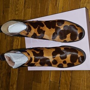 Louise et Cie Brown and Black Ankle Boots